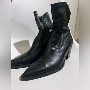 ZARA pointed toe boots.